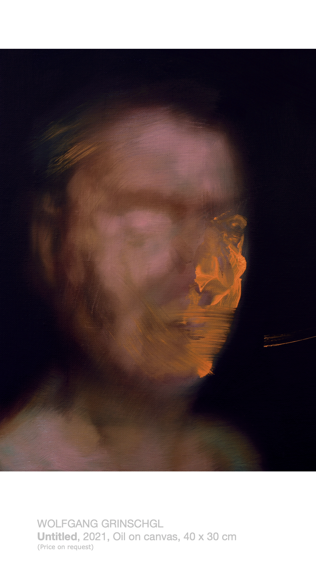 Wolfgang Grinschgl, Summer #1, 2022, Oil on canvas, 40 x 30 cm